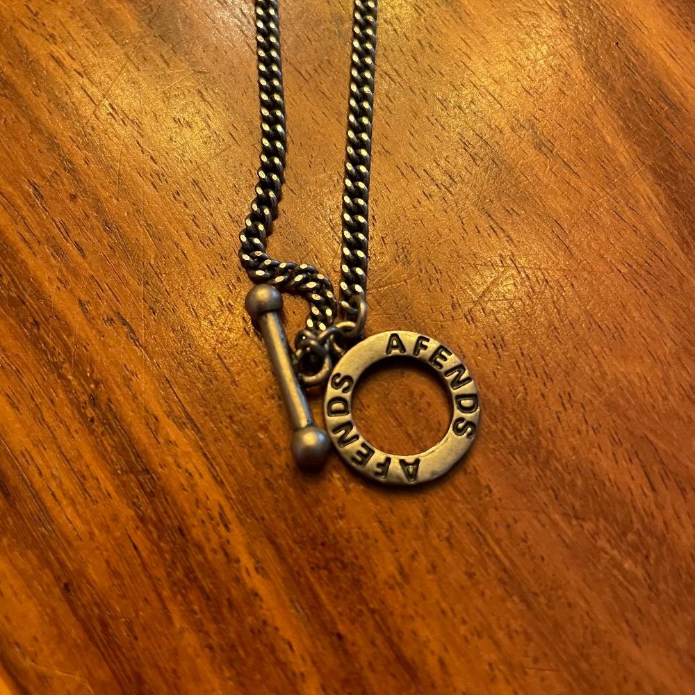 Afends Mens Silver Necklace
